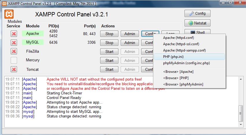 download xampp control panel v3 2.2